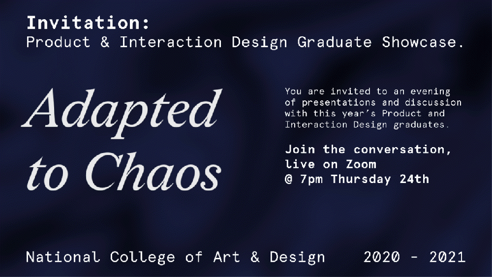 Online Talk: Adapted to Chaos