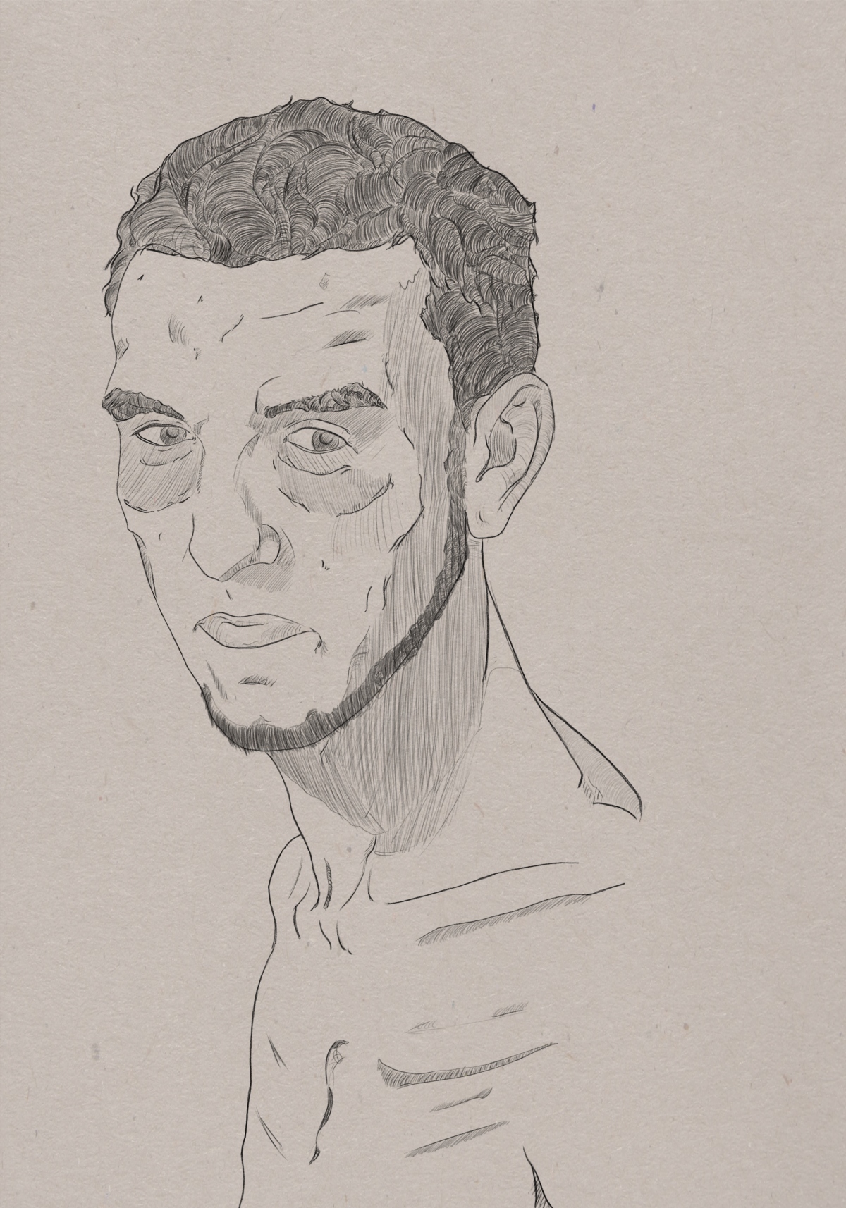 Portraits of my family and friends as victims of famine