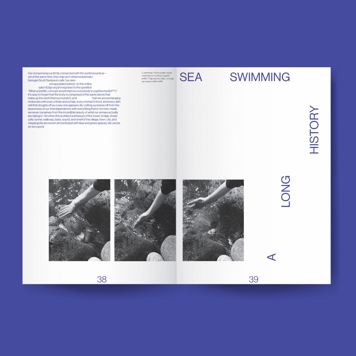 Invisible String. Publication spread 2