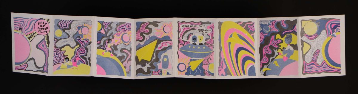 Half the world away, zine