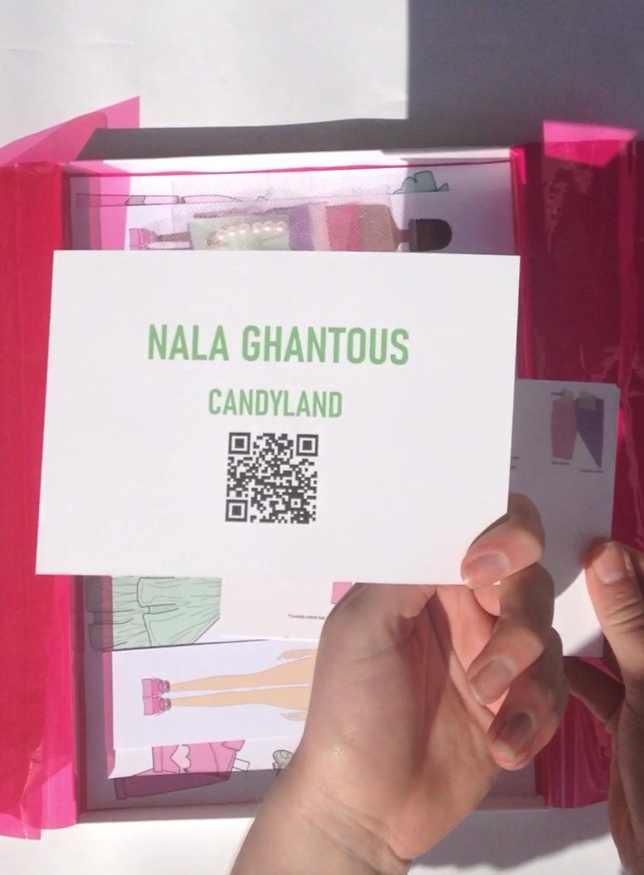 QR code linking to Nala’s Instagram page