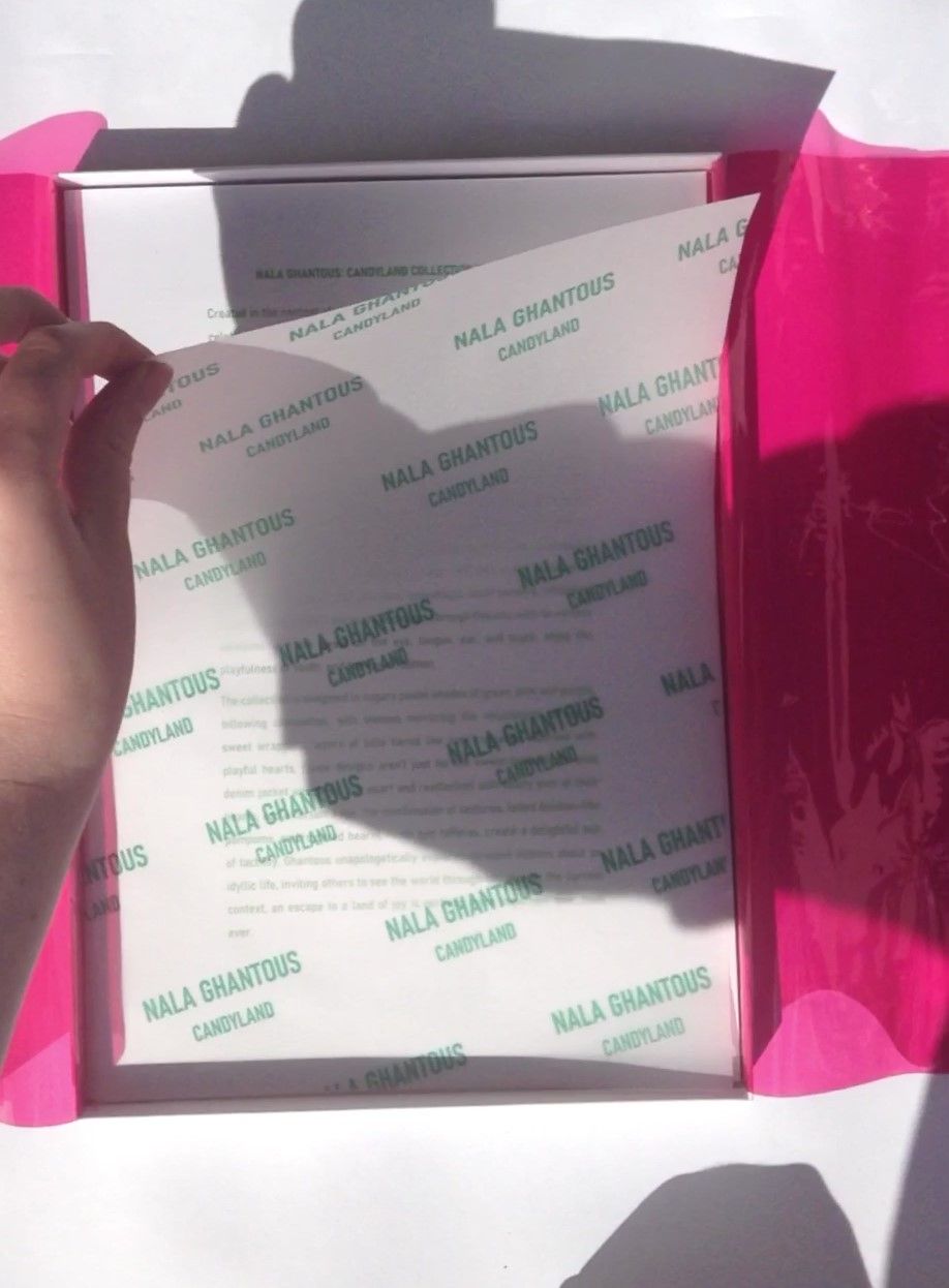 Peeling back the tissue paper