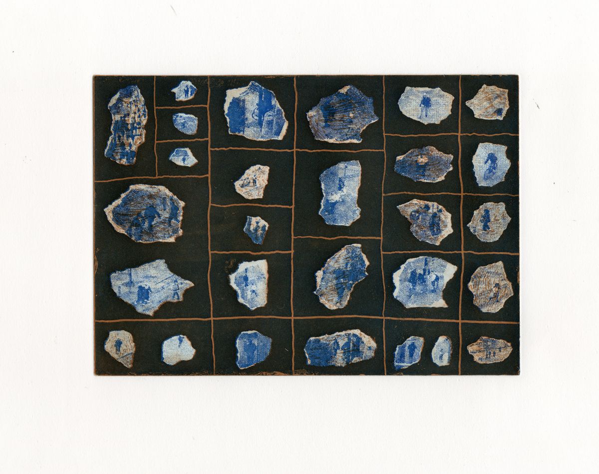 Drawer. Copper plate etching on Fabriano