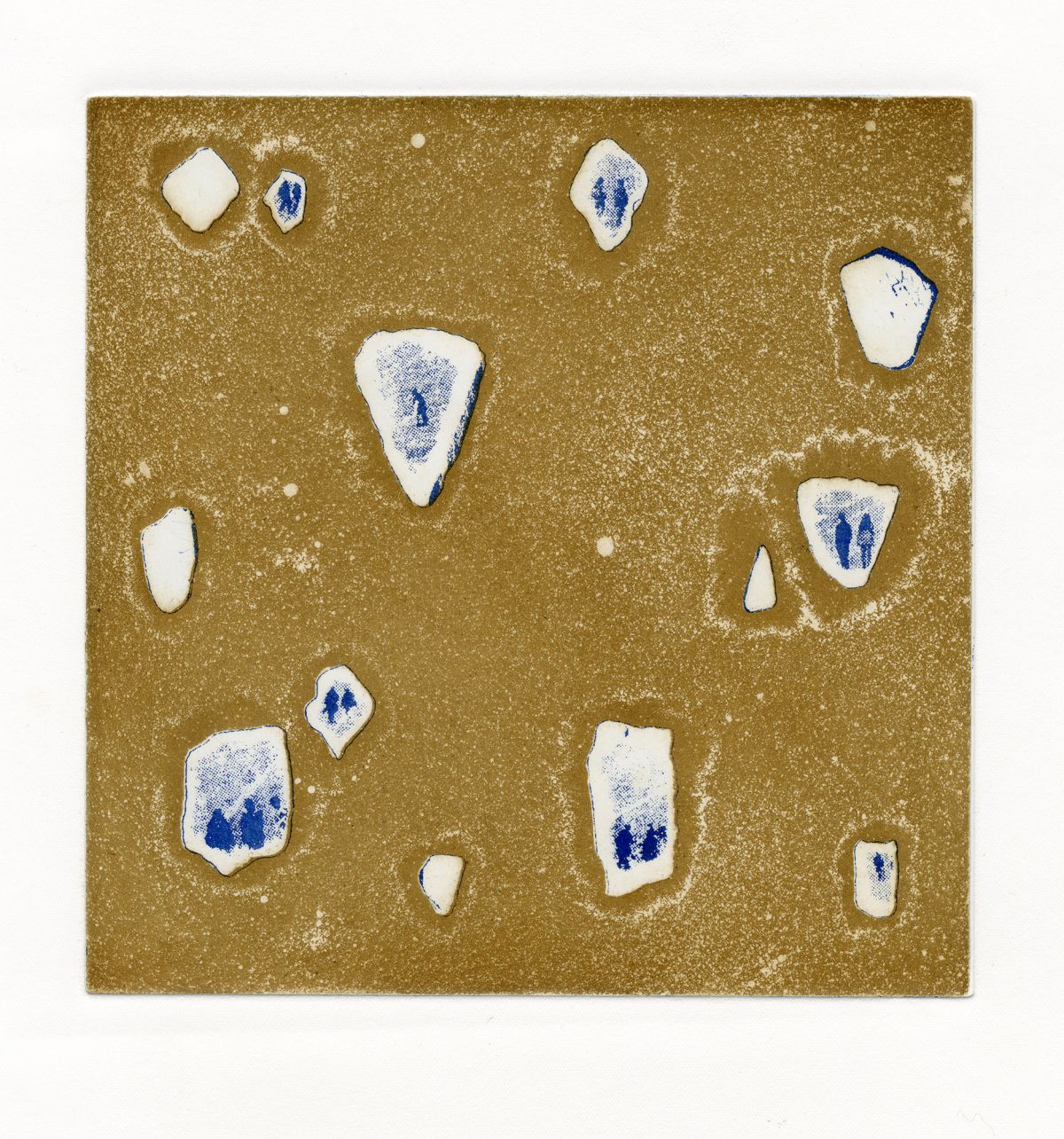 Fragments. Copper plate etching on Fabriano