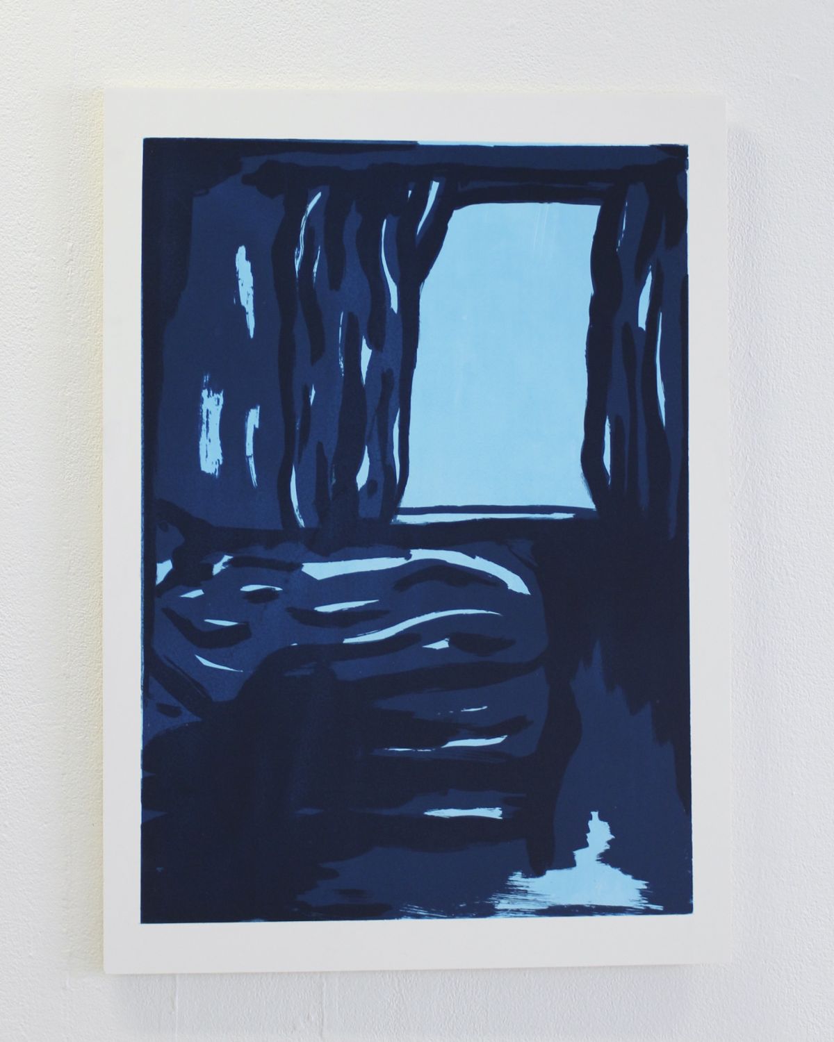 'Templeogue', screen print on wood