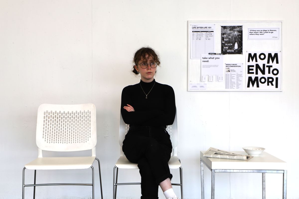 The Waiting Void – A narrative environment in the form of a void-like waiting room between this life and the afterlife, dressed with graphic props