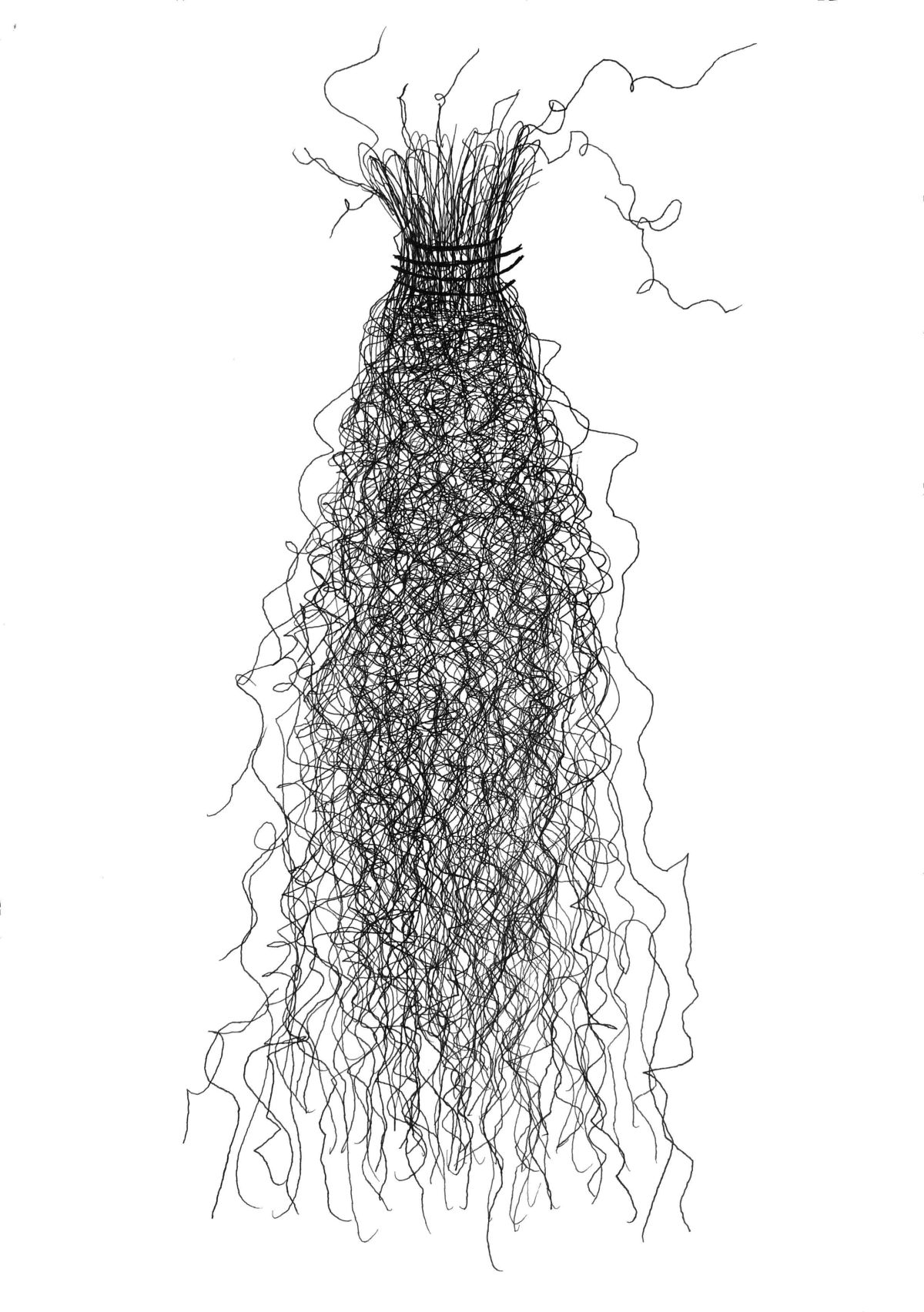 'Growth #2', Ink, cartridge paper, A3