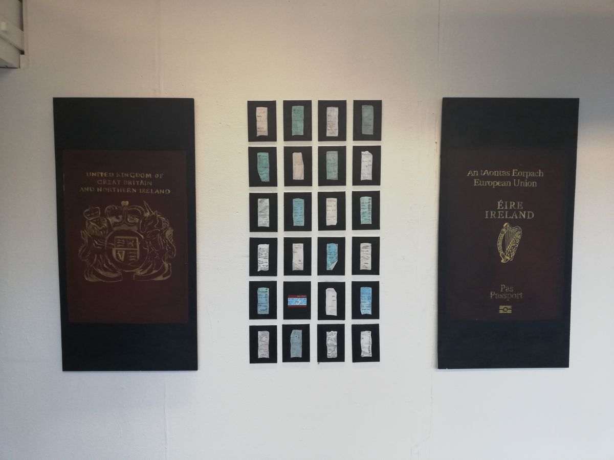 'British Passport', 'Ulster Tickets' and 'Irish Passport'.