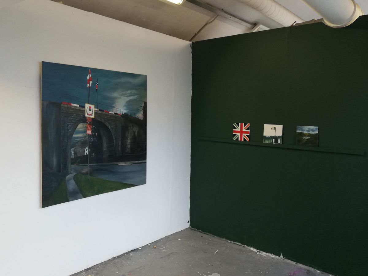 'Unionist Bridge' and 'Untitled' small paintings