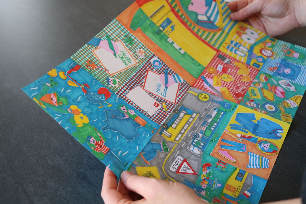 Eoin & Chloé go to school. Zine (2)