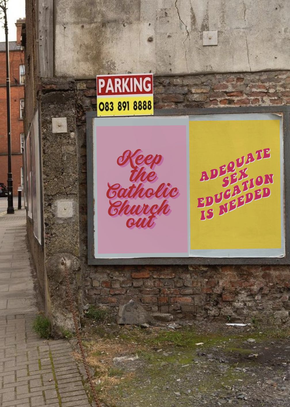 Campaign posters mockup – voicing opinions of those looking for change