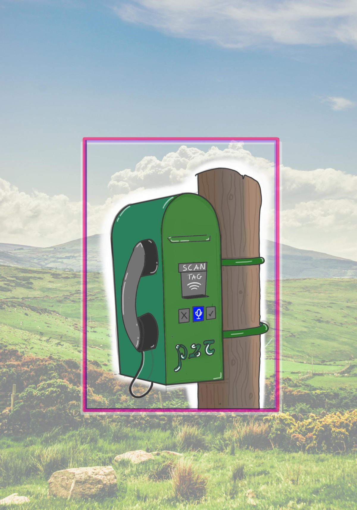 A vision for the future - a more relatable ag caint modelled after rural phone boxed and post boxes