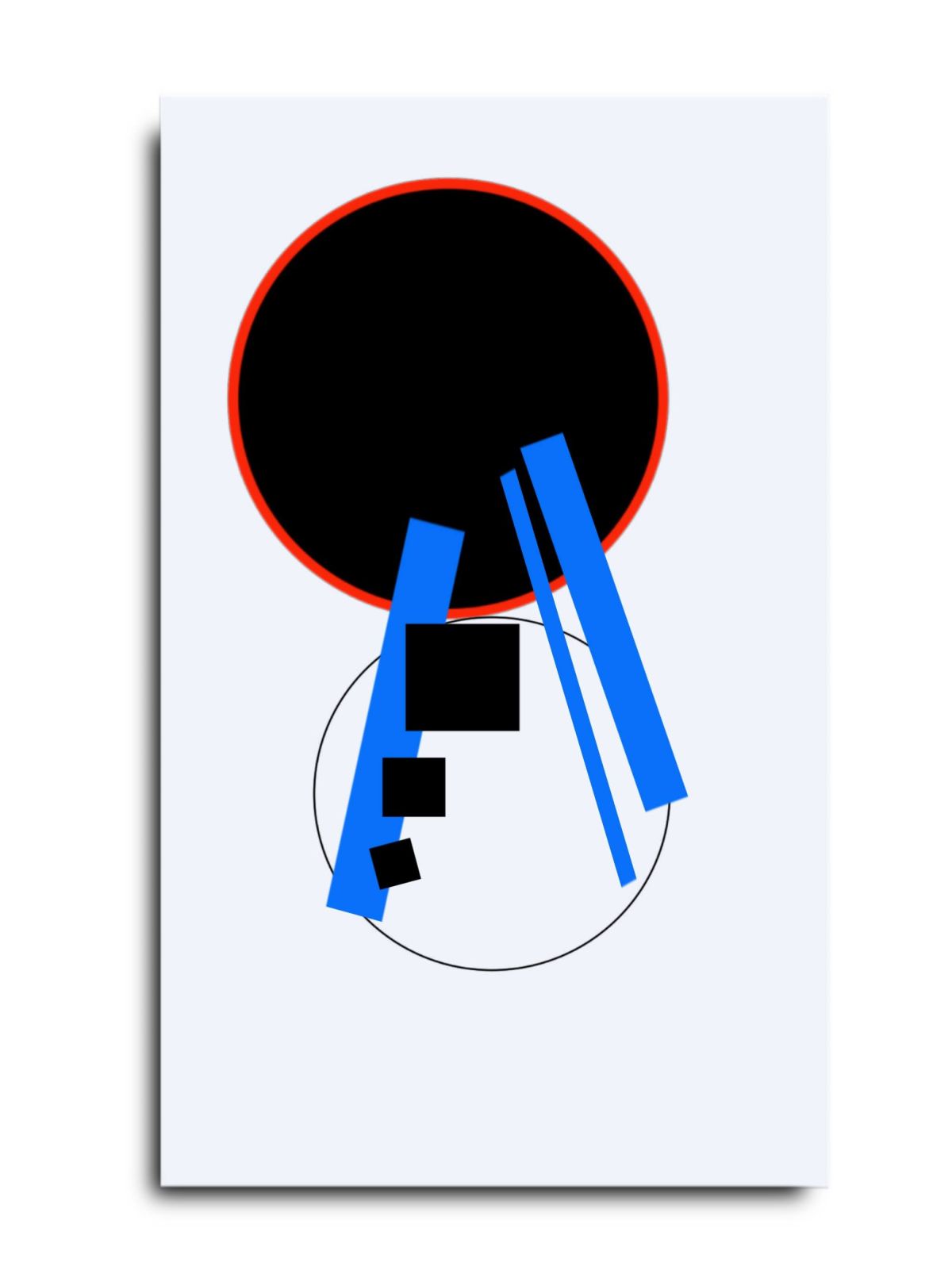 Exploration of Geometric Forms – design for acrylic painting.