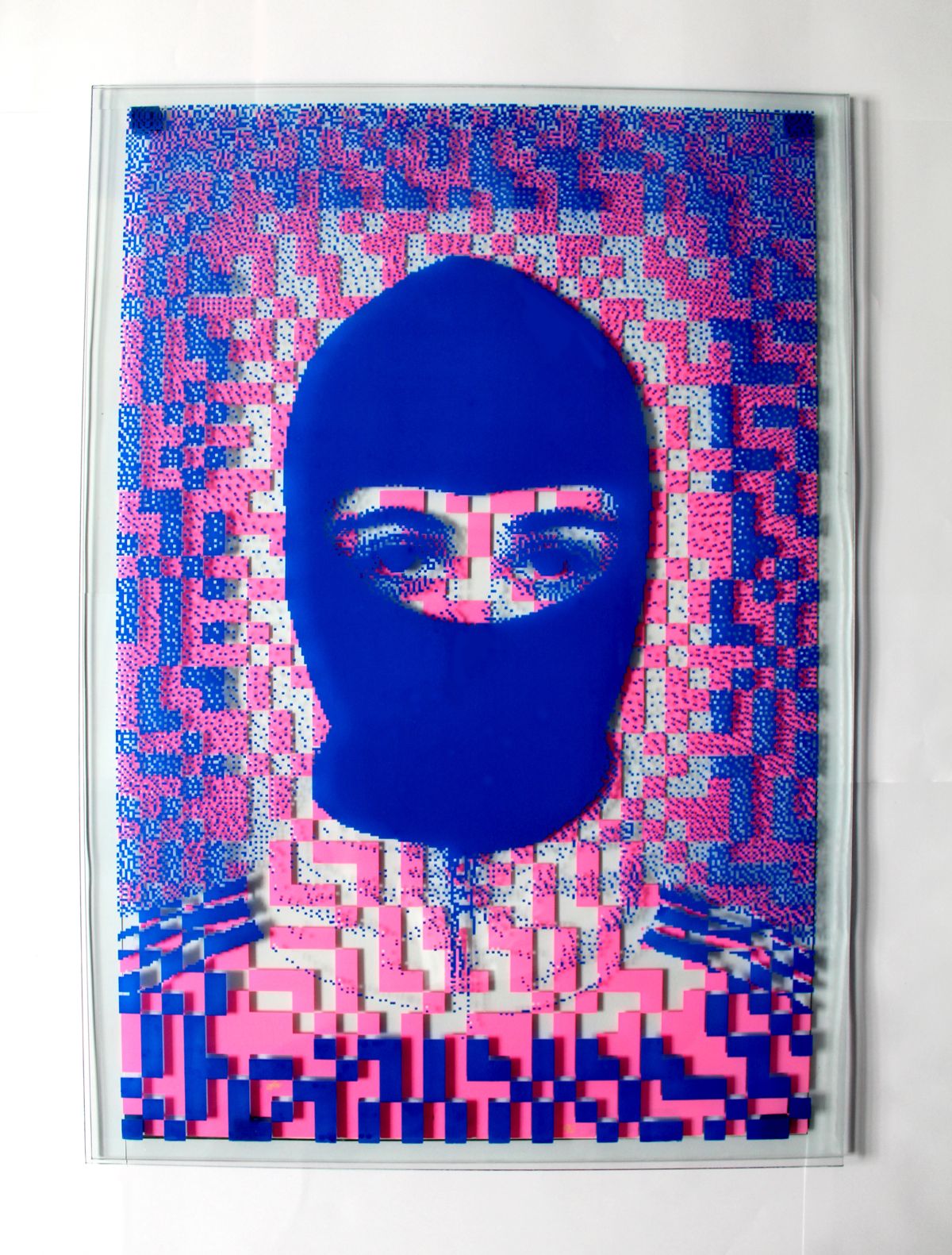 Response. Screen print on glass