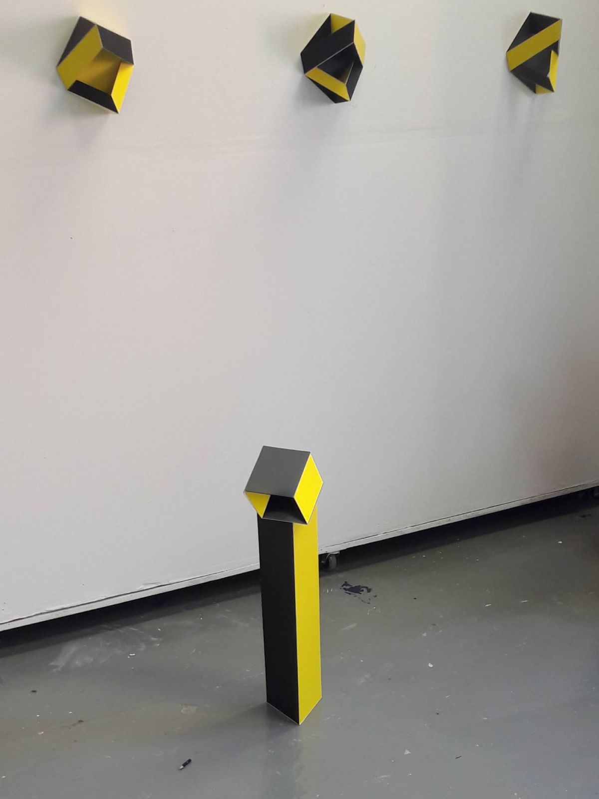 Studio shot showing cubes 9 and cube 12