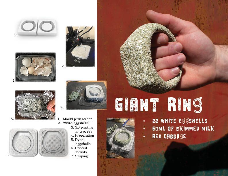 Giant ring and 3D printing process