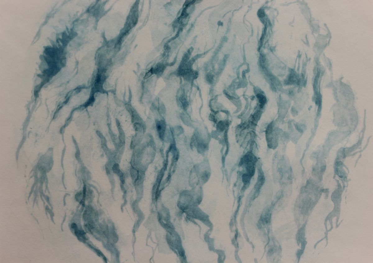 Untitled. Aquatint on copper plate printed on Fabriano paper