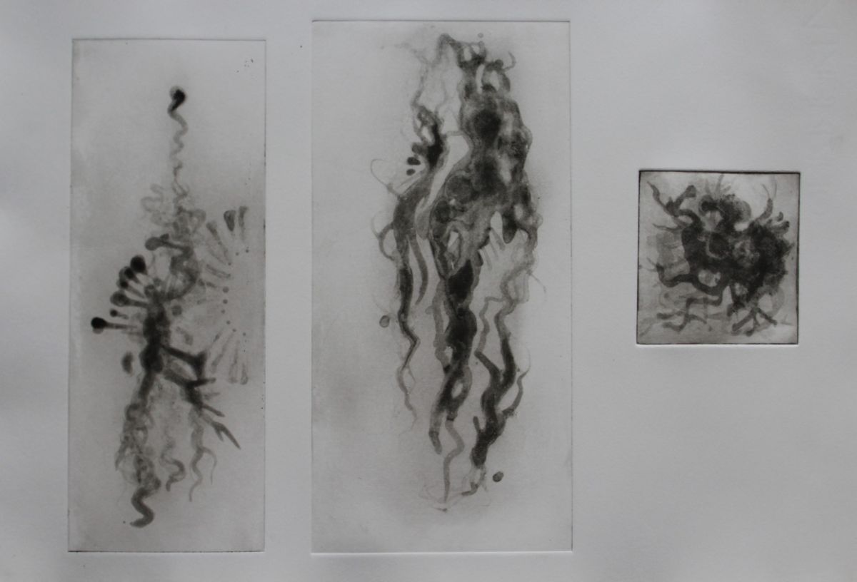 Untitled. Aquatint on copper plates printed on Somerset paper