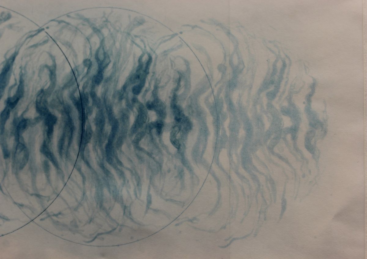 Untitled. Aquatint on copper plate printed on Fabriano paper.