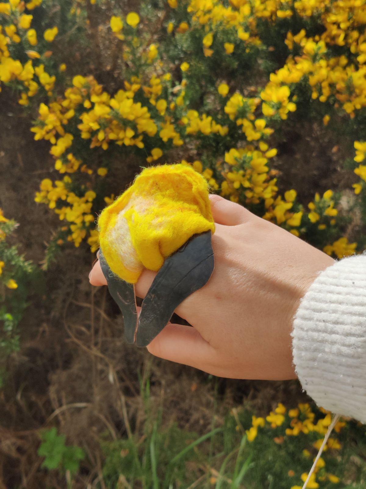 Nature Collection Gorse Flower Ring