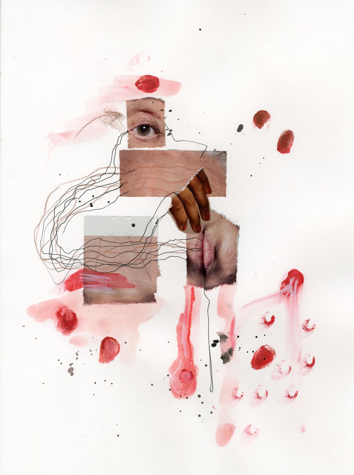 Collage. Mixed media