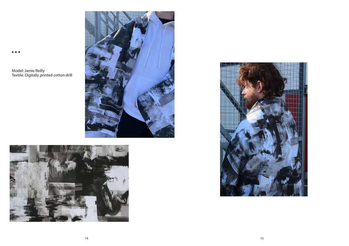Digitally printed drill cotton