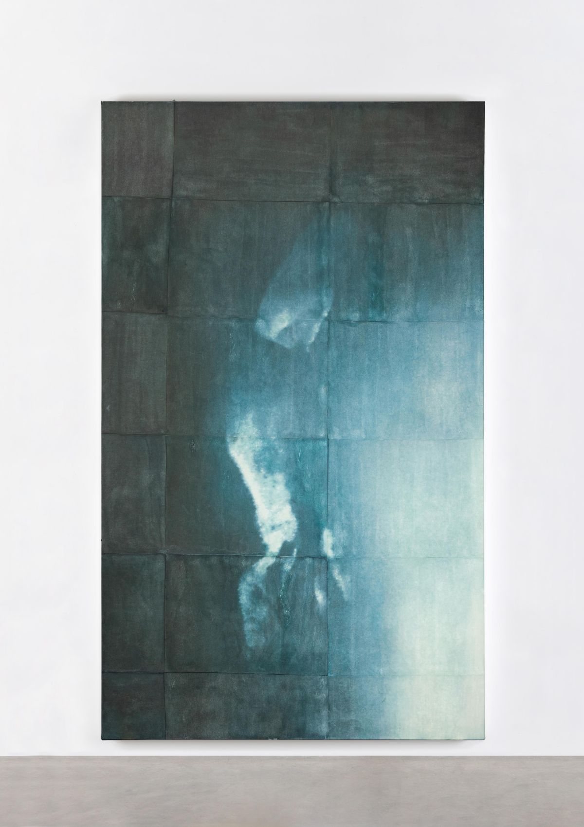 Umbra. Japanese Gampi paper on canvas, 250 x 150cm