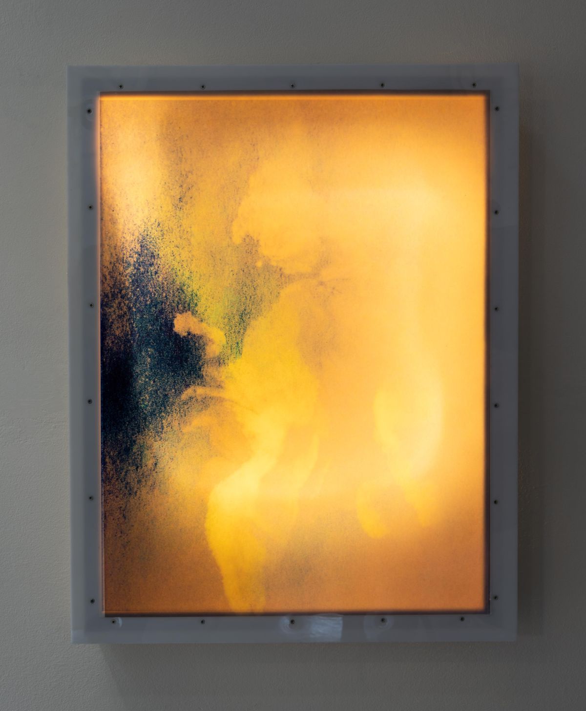 Lightscape 2. Acetates on diffuse acrylic, 90 x 70 x 8cm