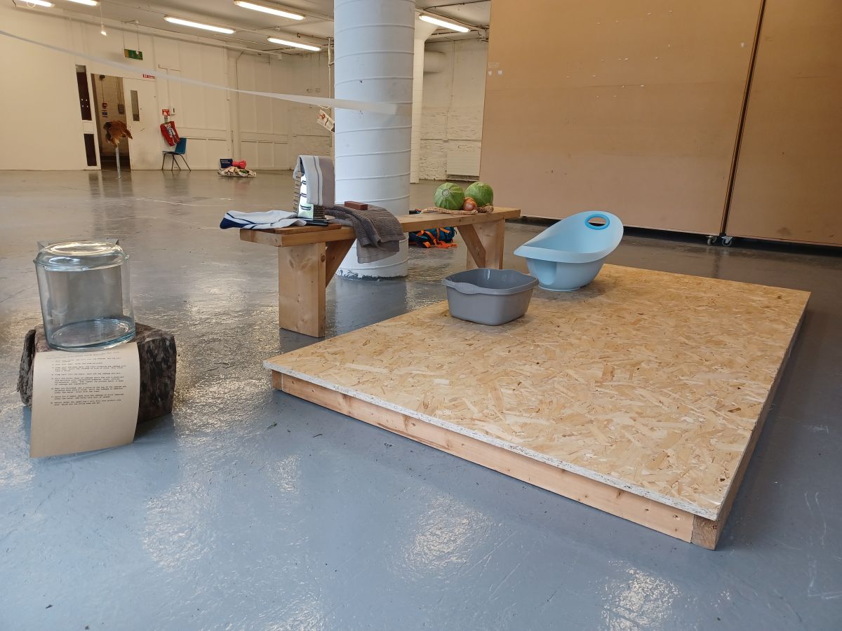 Interactive stage for Sauerkraut making