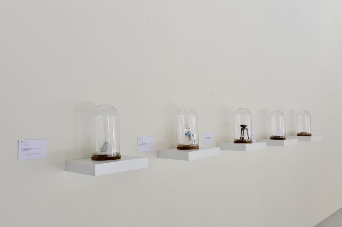 Five Pillars. Sculpture installation