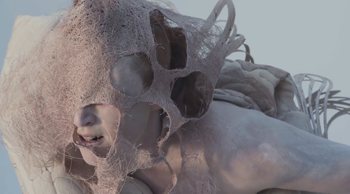 NOT LOOKING IN THE MIRROR. Still from video performance