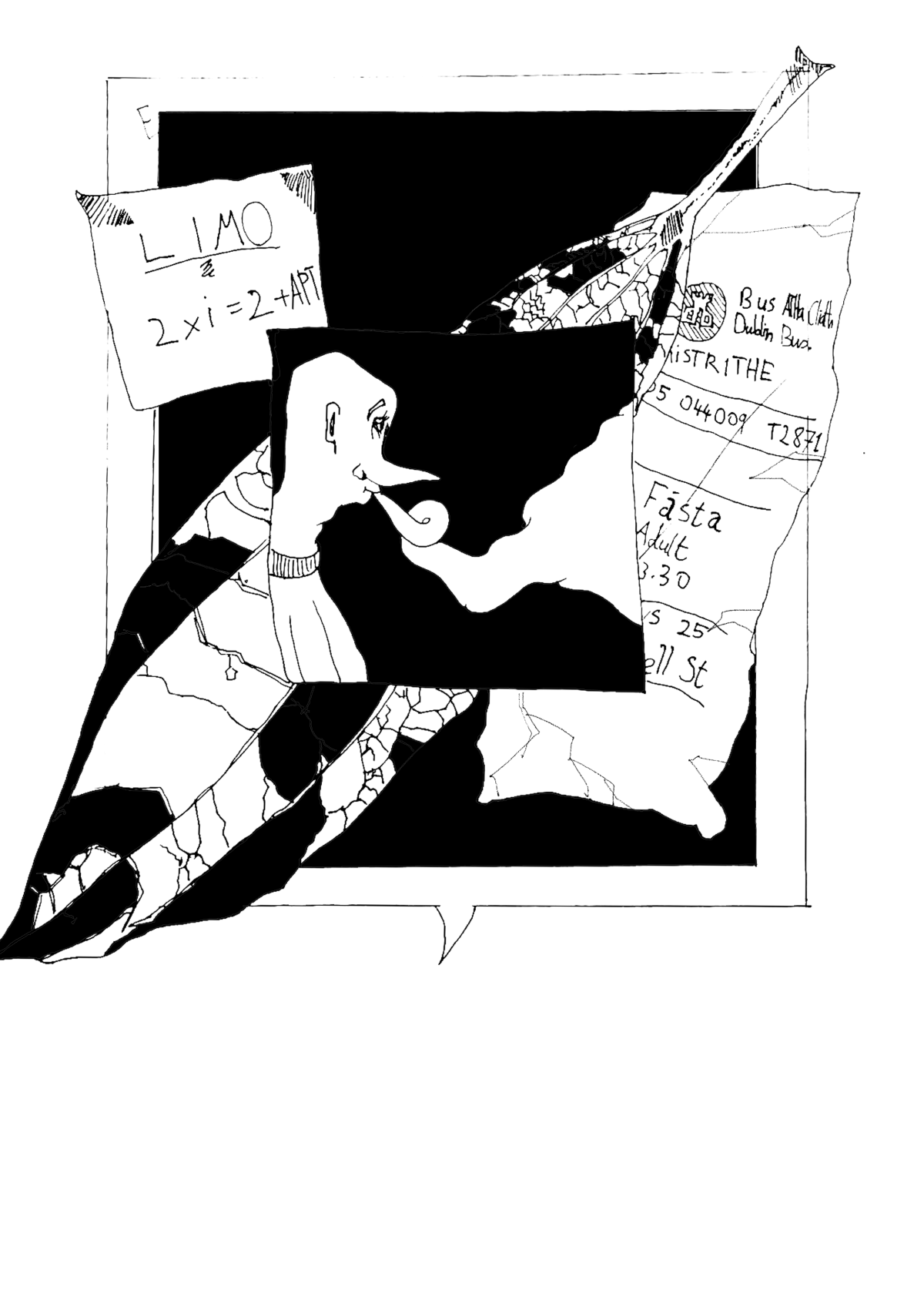 Sonder. Illustration from zine