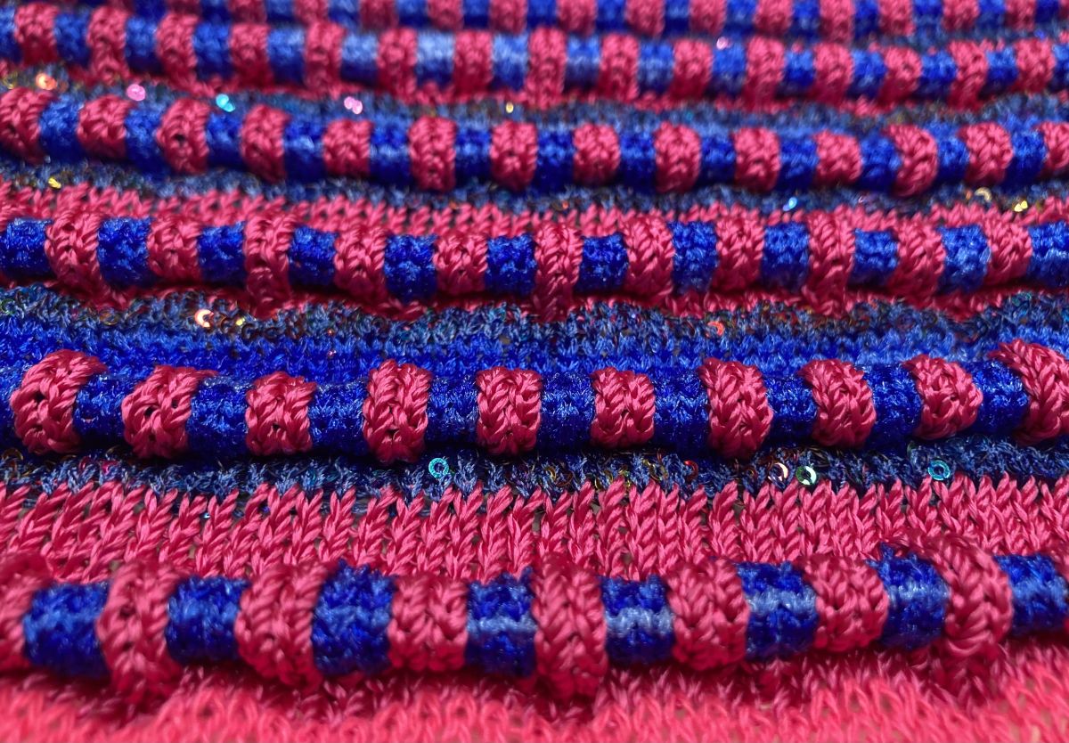 Close up of final sample