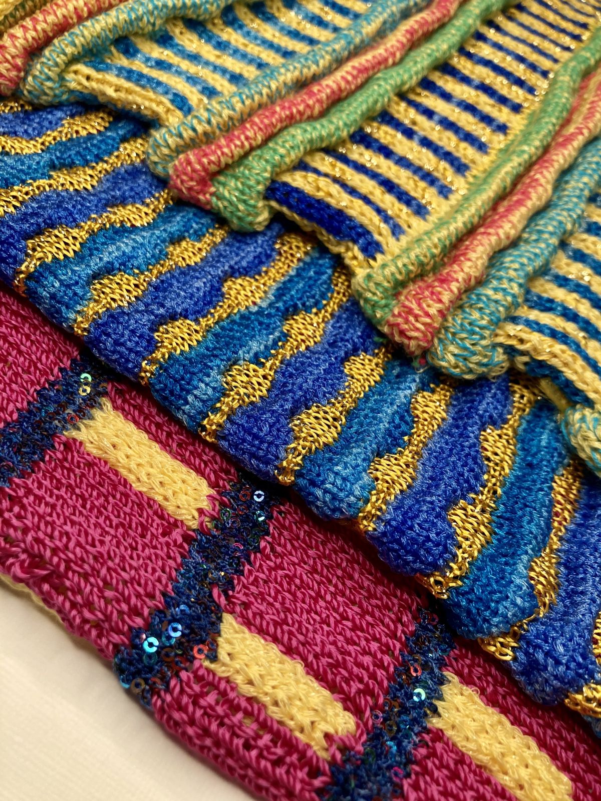 Close up of final designs