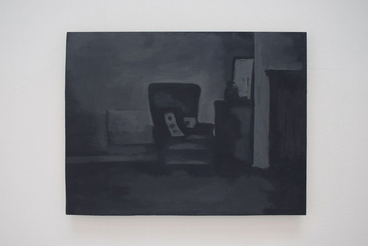 Untitled. Oil on board, 51 x 39cm