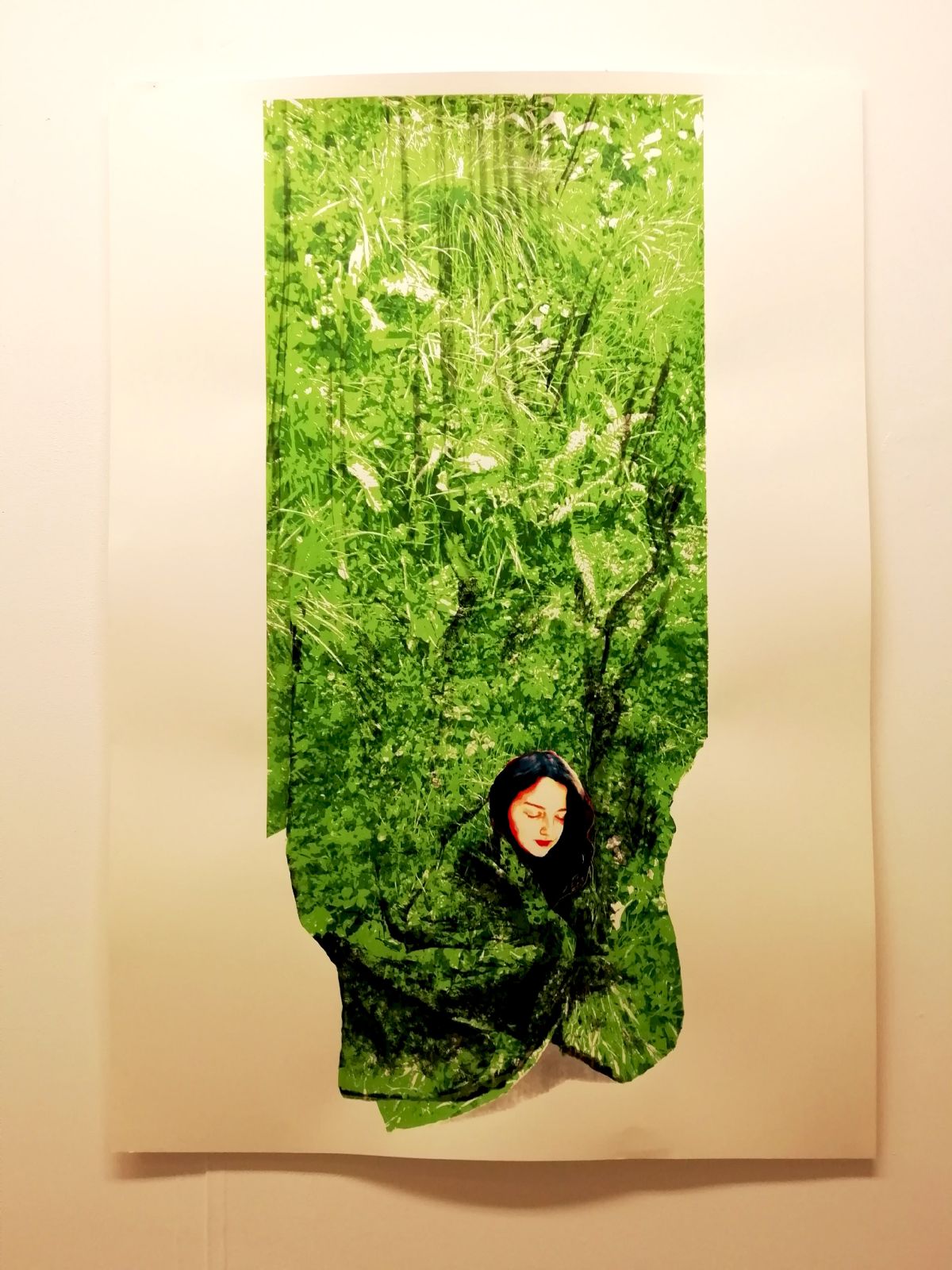 Nurture. 1/7 screen print on Munken Pure Fine Art paper
