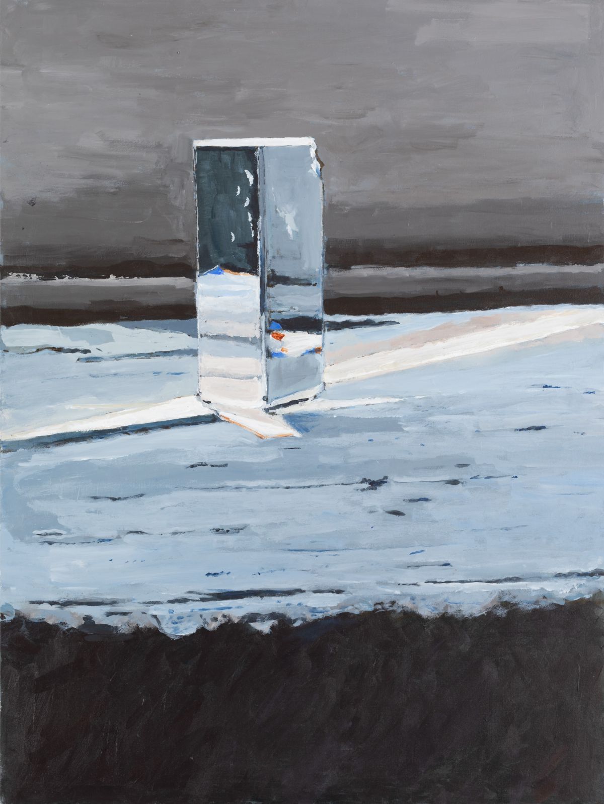 Chipped Prism. Acrylic on canvas, 60 x 80cm