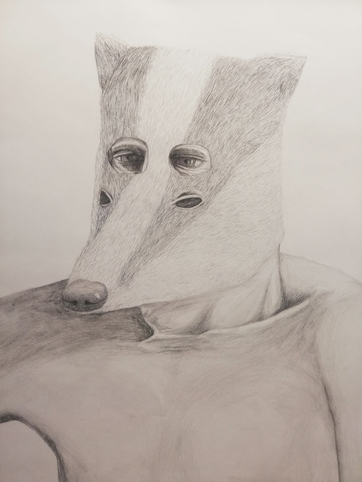 Man in a Badger Mask