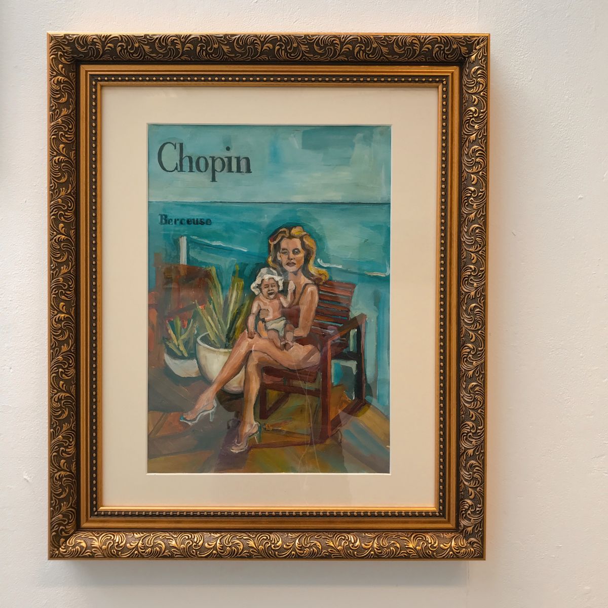 Chopin Go to Sleep. Oil on canvas, 29.7 x 42cm