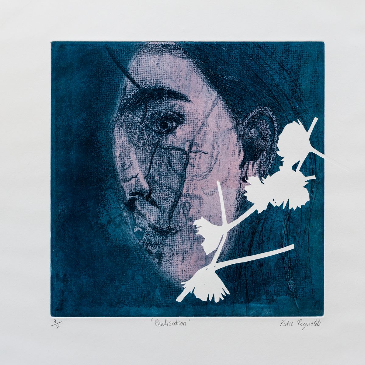 Realization. Photoetching on copper plate printed on Fabriano Fine Art paper, 41cm x 38cm