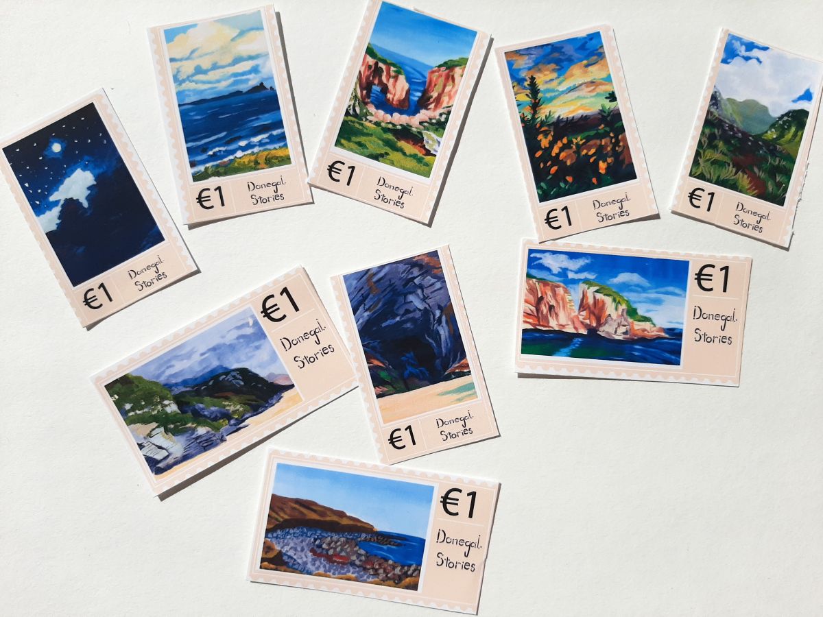The stamps for the project