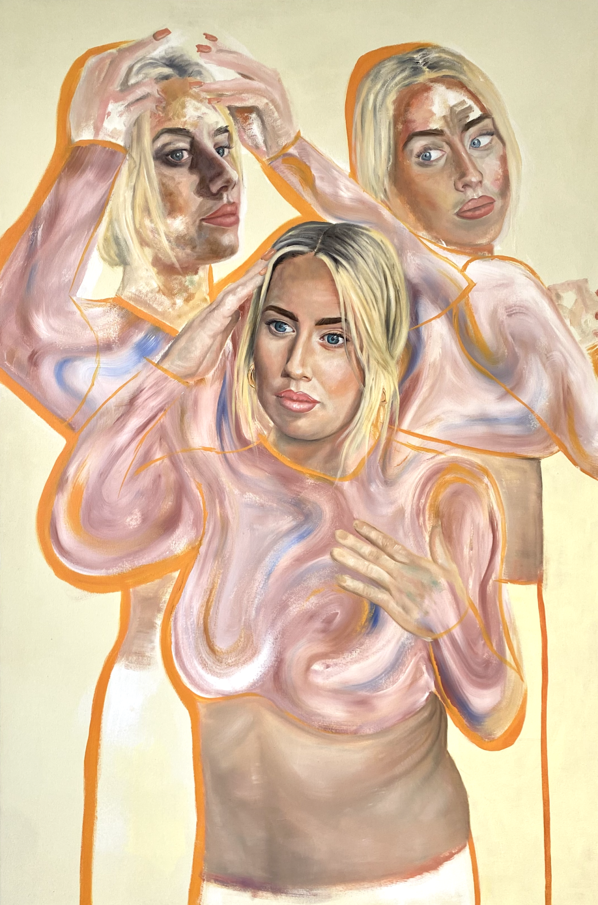 Rebecca. Oil on canvas, 144.5 x 95cm
