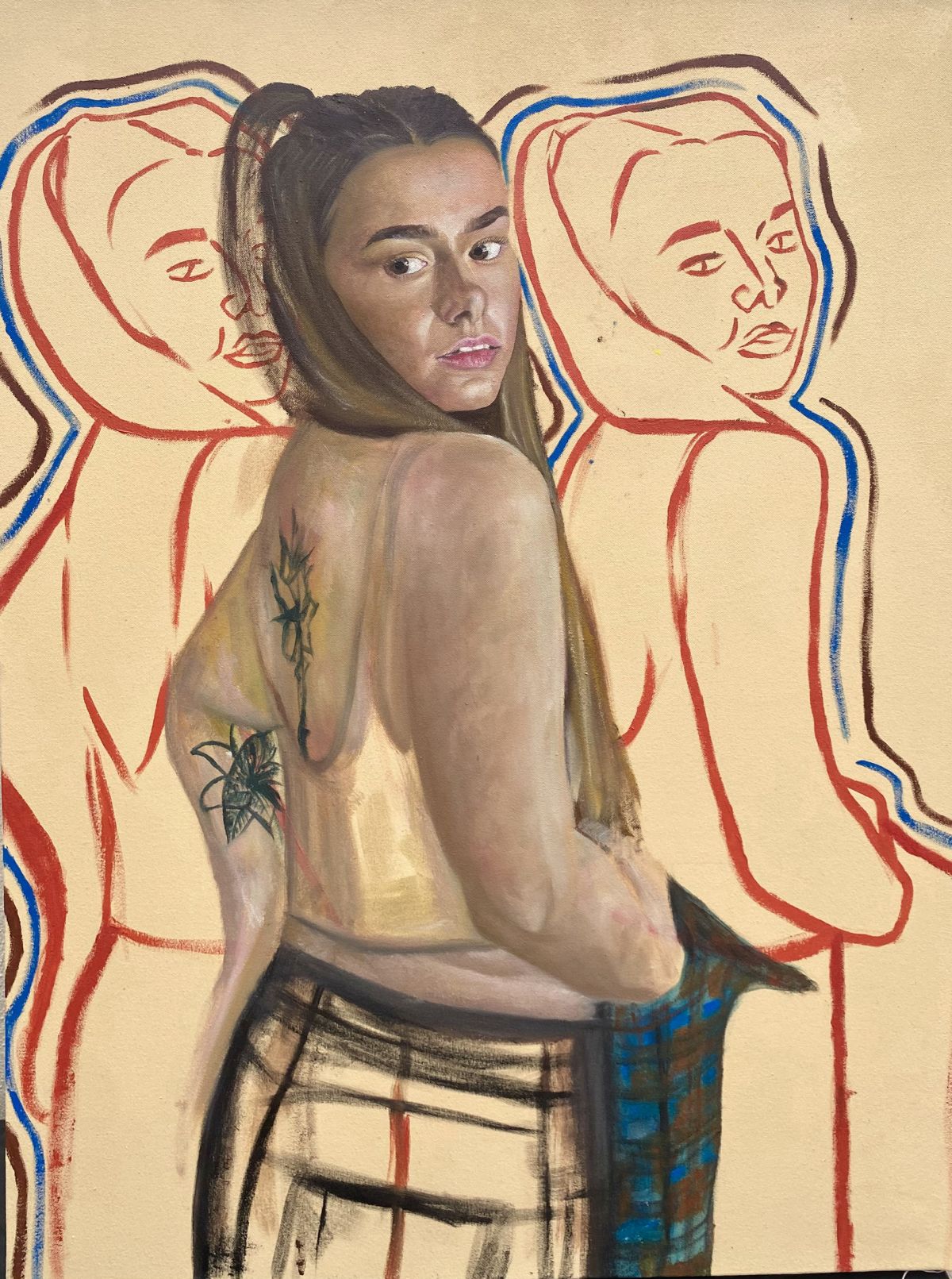 Leah. Oil On canvas, 80 x 60cm