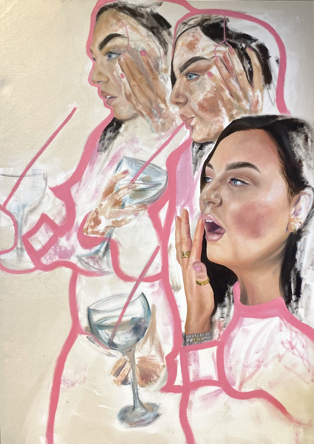 Abbie. Oil on canvas, 129 x 90cm