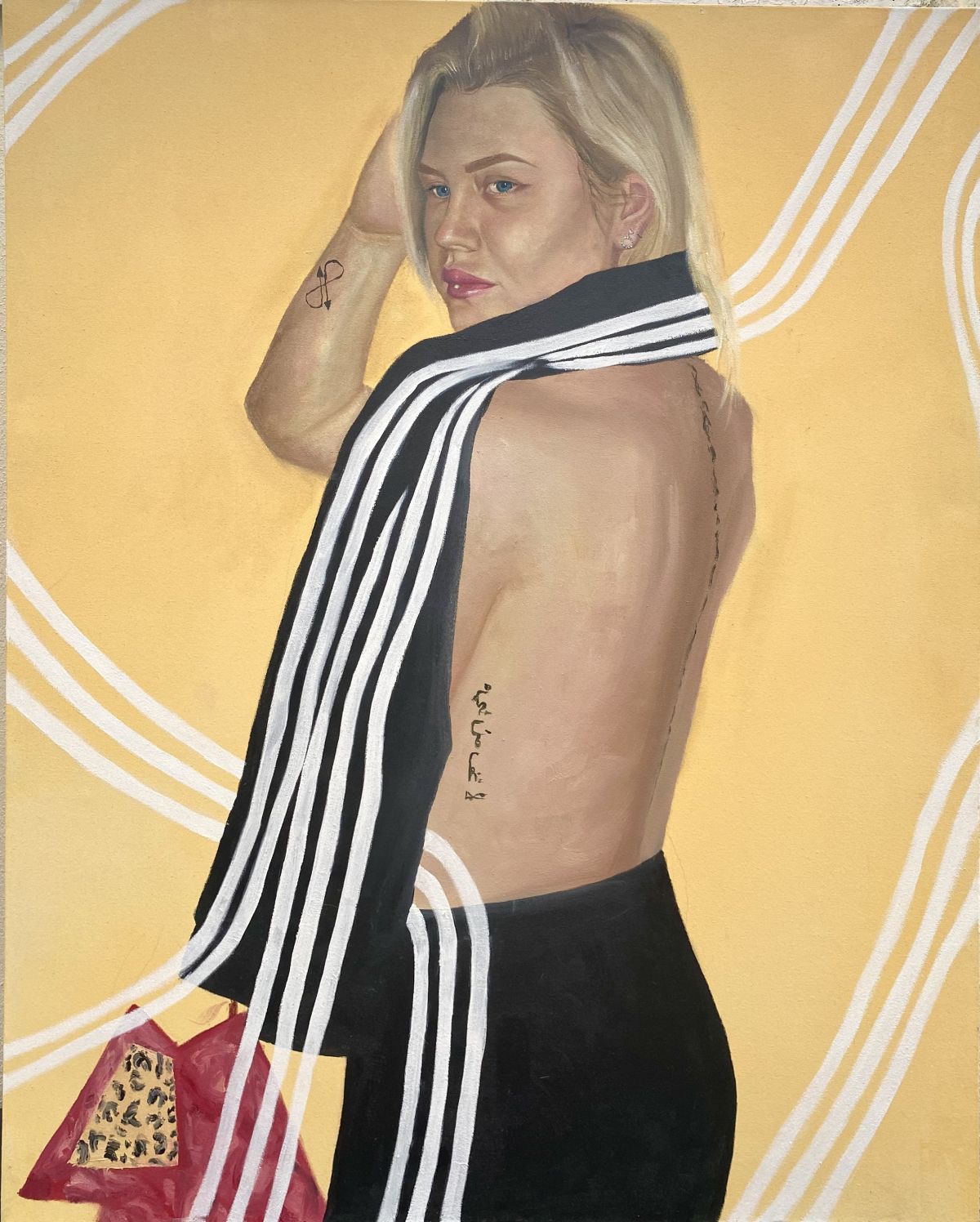 Saoirse. Oil on canvas, 100 x 80cm