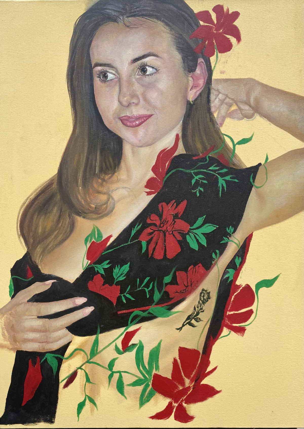 Niamh. Oil on canvas, 75 x 55cm