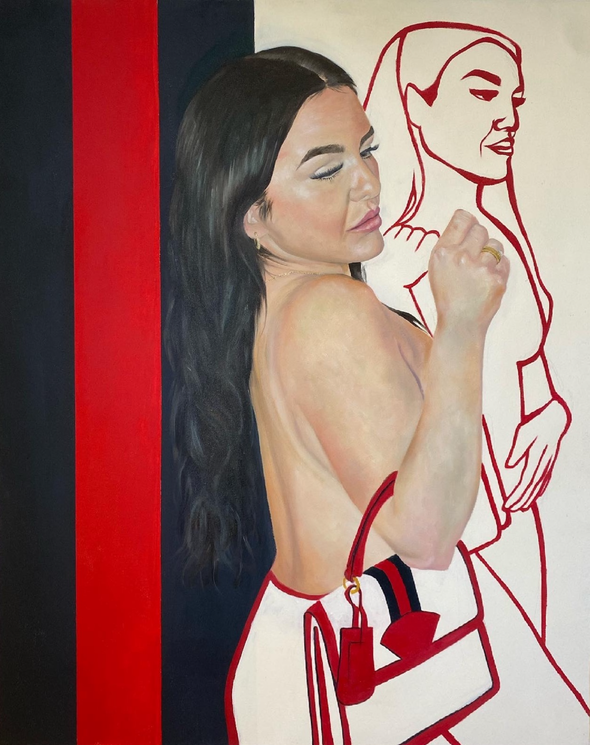 Sarah. Oil on canvas, 100 x 80cm
