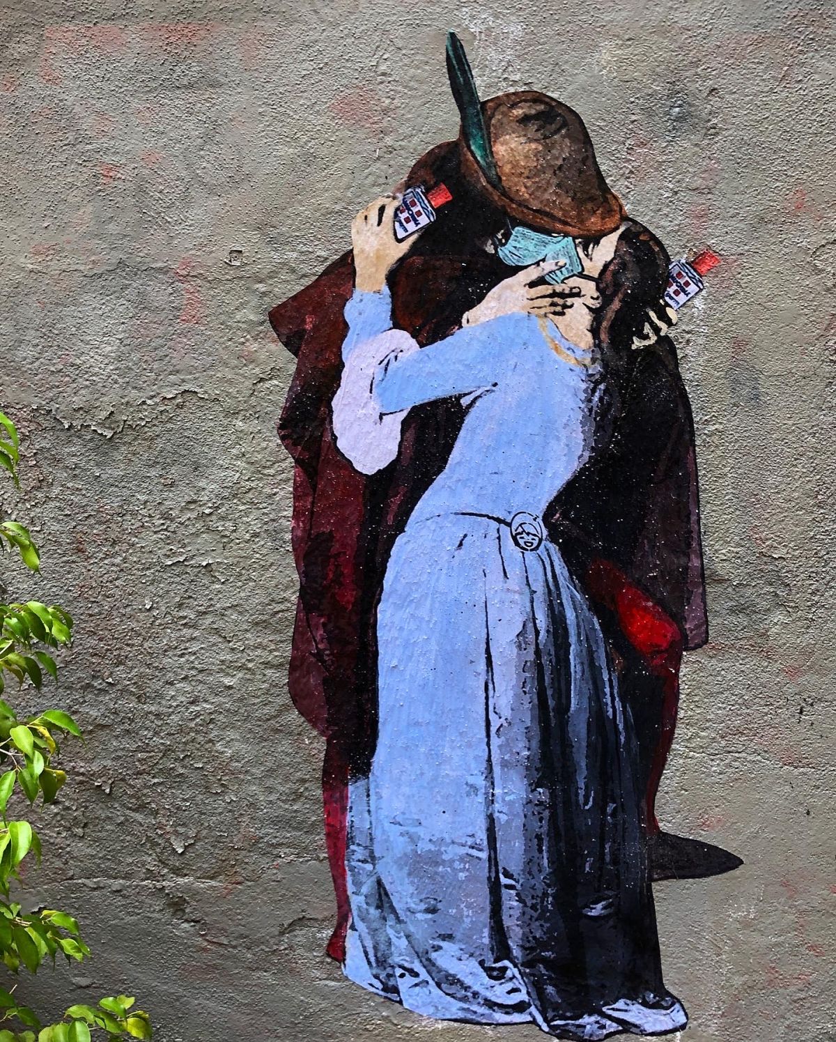 Love in the time of Covid-19, 2020. TvBoy, Milan