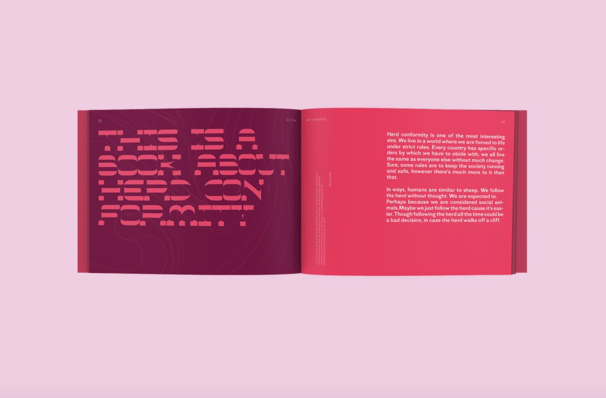 Herd Conformity. Publication spread