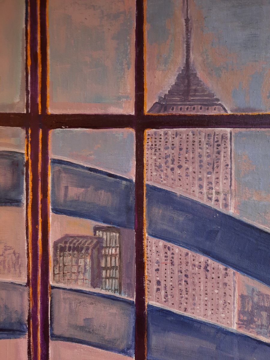 Empire. Acrylic on canvas board, 40 x 50cm